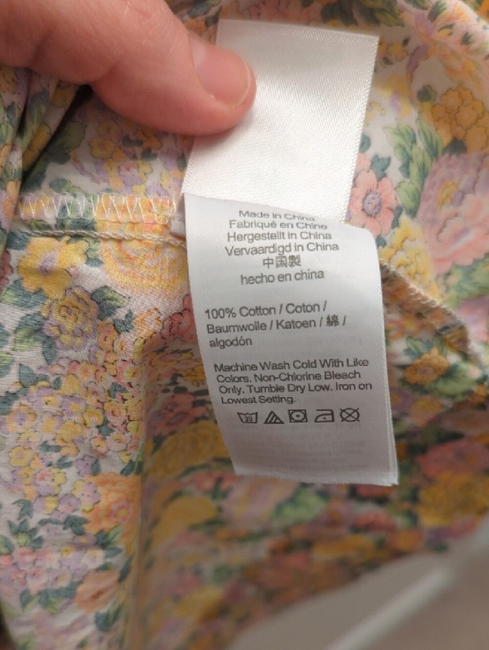 J. Crew × Liberty Fabric Pastel Floral Short Sleeve Dress, Women's XXL - Picture 3 of 9